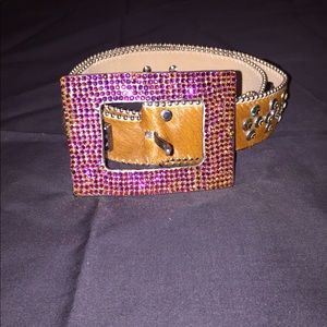 BB Simon Volcano Swarovski Crystal Belt